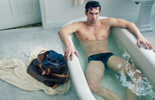 Michael Phelps Louis Vuitton Annie Leibovitz