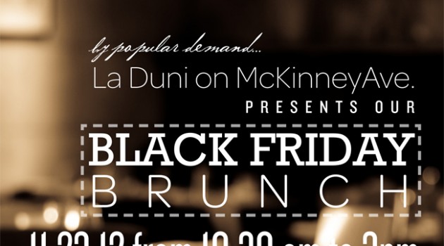 La Duni black friday brunch