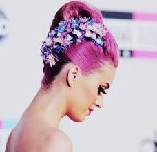 katy perry pink hair