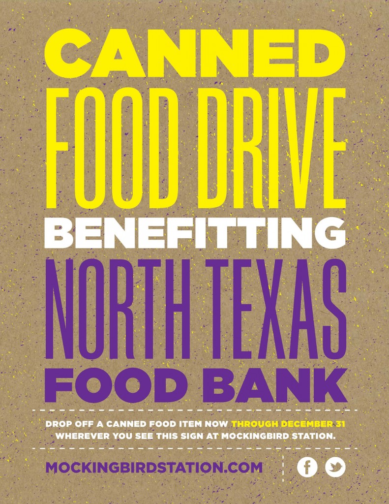canned food drive at mockingbird station youplusstyle donation drive flyer template