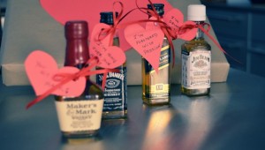 diy liquor and hearts valentine