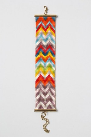 Zig-Zagged bracelet from anthropologie