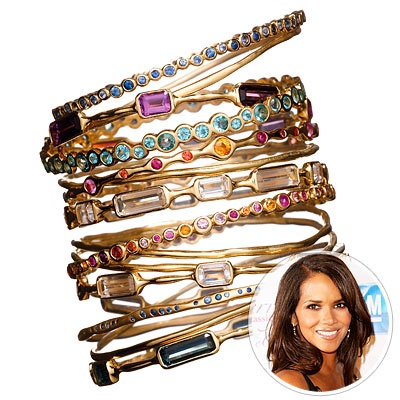 ...and her Ippolita stackable rings