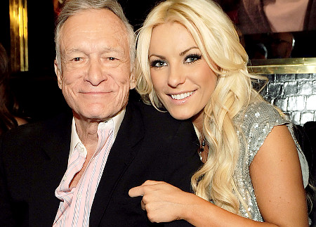 Crystal Harris and Playboy's Hugh Hefner