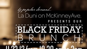 La Duni black friday brunch