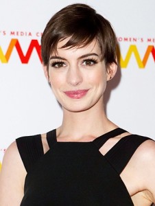 anne hathaway hair