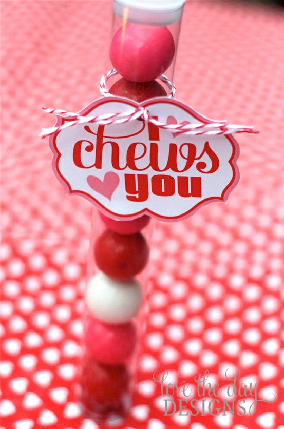 i chews you valentine gumballs