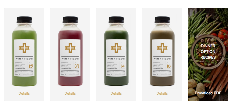 vim + vigor juice cleanse