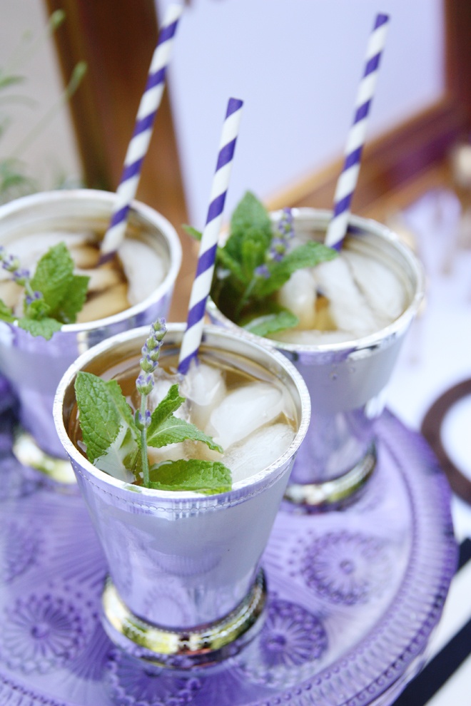 lavender mint juleps